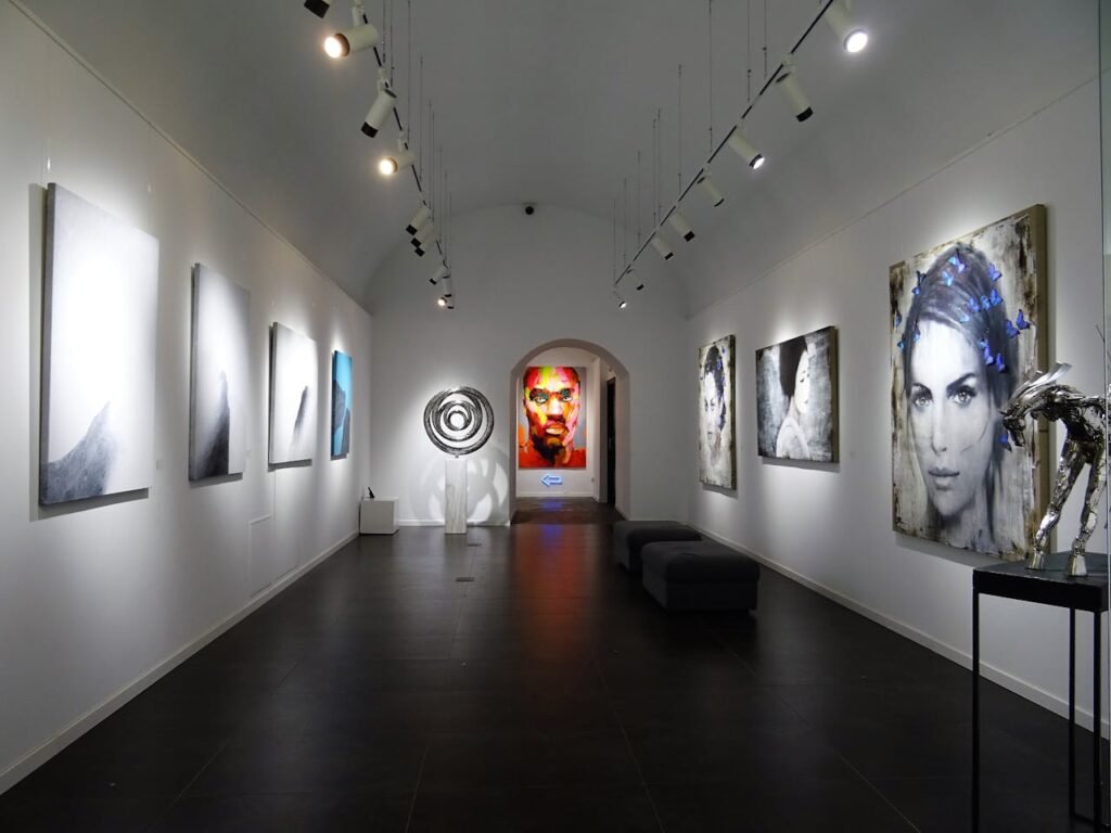 Image of an art gallery interior